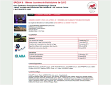 Tablet Screenshot of epiclin2012.congres-scientifique.com